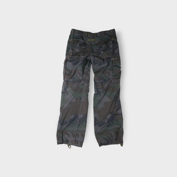 Ralph Lauren Pants - RARE Vintage Polo Jeans 1967 by Ralph Lauren Camo Cargo Pants Womens Sz 6
